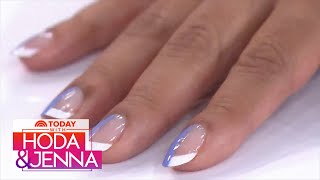 Manicurist to the stars demonstrates 3 new nail trends [upl. by Cappella]