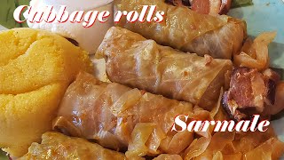 Sarmale in foi de varza murata  Cabbage rolls [upl. by Oicnanev]