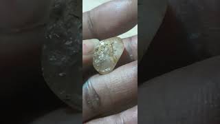 uncut rough taaffeite vs rough Diamond 💎 [upl. by Aioj]