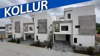 Villas For Sale in Kollur  Hyderabad  5 minutes From NEOPLOIS SEZ KOKAPET [upl. by Enaj]