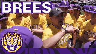 Drew Brees Pregame Speech for LSU Baseball [upl. by Kalli]