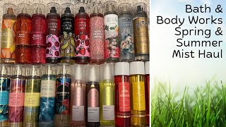 Bath amp Body Works Collective 2024 Spring amp Summer Mist Haul amp Review [upl. by Akyre]