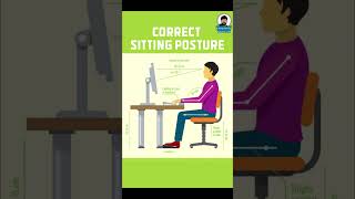 Mastering Correct Sitting Posture Techniques for Healthier Spinal Alignment  short [upl. by Hotchkiss]