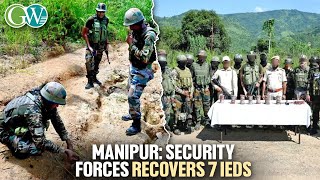 MNP MAJOR DISASTER AVERTED AS SF IN IMPHAL EAST RECOVERS 7 IEDs ENSURING COMMUNITY SAFETY [upl. by Homans]