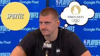 Nikola Jokic Was Asked About Paris OlympicsThis Was His Answer [upl. by York]