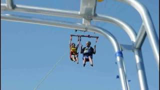 Parasail Landing  Parasailing Adventures Lake George NY [upl. by Ybbor]