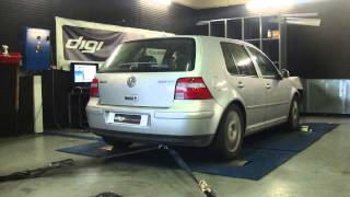 Reprogrammation Moteur  VW Golf 4 tdi 130cv  171cv Dyno Digiservices Paris [upl. by Sitnik143]