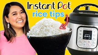 Top 12 Tips for PERFECT Instant Pot Rice [upl. by Aridaj372]