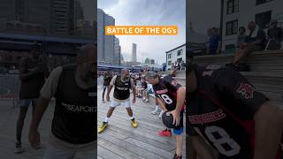 OG’s were really going at it 💪 nyc streetball basketball [upl. by Jilleen205]