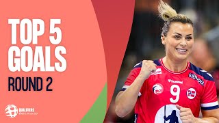 Top 5 Goals  Round 2  Womens EHF EURO 2024 Qualifiers amp EHF EURO CUP [upl. by Sebastiano688]