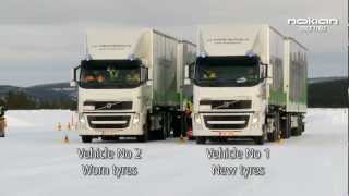 Nokian Truck Tyres Test Event 2012 Ivalo Lapland in English [upl. by Irita]