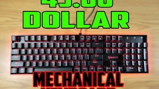 Redragon K551 VARA LED Backlit Mechanical Gaming Keyboard  Review [upl. by Yekcor553]