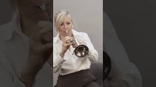 English trumpet virtuoso Alison Balsom plays Haydns groundbreaking Trumpet Concerto Shorts [upl. by Nerrag]