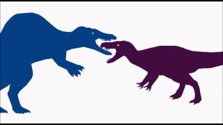 PBA Spinosaurus vs Suchomimus [upl. by Anawot]