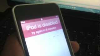 How to reset iPod Touch password if youve forgotten or lost it  Fix iPod Disabled message [upl. by Aronos946]