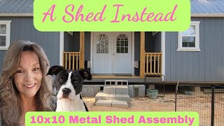 Patiowell Metal Shed Assembly [upl. by Gessner]