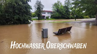 Hochwasser Schussen Ravensburg 01062024 Oberschwaben hochwasser [upl. by Raney]