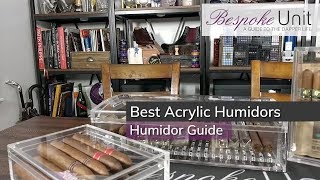 Best Acrylic Humidors Attractive Airtight Cigar Storage Options [upl. by Shandra957]