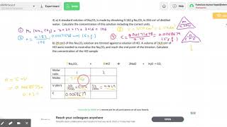 Structured titration calculation  GCSE Chemistry AQA OCR and Edexcel A Level BTEC [upl. by Aonian]