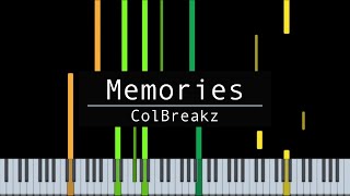 ColBreakz  Memories Piano Cover [upl. by Ahset]