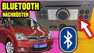 Opel Meriva Radio CD30 Mp3 Bluetooth nachrüsten [upl. by Yanahc511]