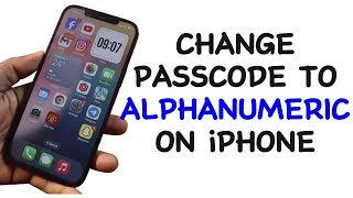 How to Change Passcode to Alphanumeric on iPhone [upl. by As]