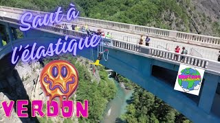 Détente Extrême un Saut à lélastique dans le Verdon [upl. by Ecitsuj]