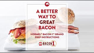 Foodservice Industry HowTo Prepare Fully Cooked Bacon [upl. by Niven]