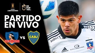 REACCIONAMOS A COLO COLO vs BOCA JUNIORS  Copa Libertadores  EN VIVO ⚽️🏆 [upl. by Amrak]