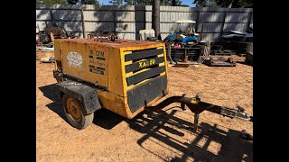 1997 Atlas Copco XAS50 Portable Air Compressor [upl. by Leduar]