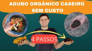 COMO FAZER COMPOSTAGEM SEM CUSTO E DIRETO NO CANTEIRO PROCESSO COMPLETO EM APENAS 4 PASSOS Ep 22 [upl. by Skutchan]