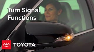 Toyota HowTo Turn Signal Functions  Toyota [upl. by Fanchon]