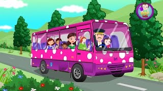 The Wheels on the Bus Nursery Rhymes for Tots and Kids with Baby Lisi [upl. by Renferd]