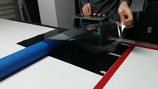 How to Refurbish TV LCD Scratch  Polarizer Film Laminator Machine  How to Repair LED LCD TV [upl. by Balkin]