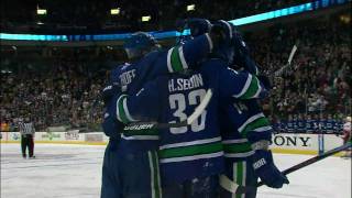 Canucks Vs Flames  Daniel Sedin 21 Goal  010910  HD [upl. by Elmer]