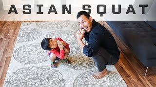 ASIAN SQUAT  What are the Benefits and How to Practice [upl. by Richia176]