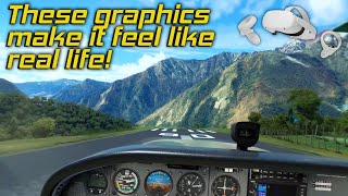 Flying around Lukla Airport Nepal VNLK in VR  RTX 4090 Ultra [upl. by Lennon]