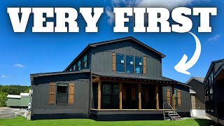 FIRST EVER barndominiummobile home This will CHANGE the GAME Prefab House Tour [upl. by Assile601]