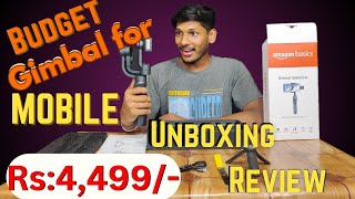 Amazon basics gimbal unboxing  gimbal unboxing in telugu  gimbal review in telugu prasannayt [upl. by Terle895]