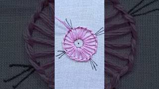 Buttonhole stitch  Kaaj hand embroidery embroidery buttonholestitch crochet [upl. by Rutra262]