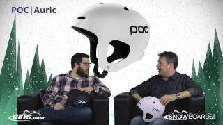 2017 POC Auric Helmet Overview by SkisDotCom and SnowboardsDotCom [upl. by Enoek]