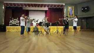 Classical Medley  Santirat Brass Quintet [upl. by Eimoan]