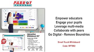 Parrot Smart Whiteboard Short Demonstration RPT082 [upl. by Vod803]