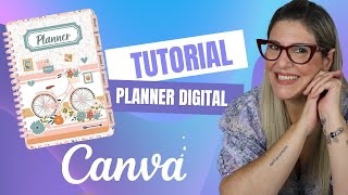 Tutorial Completo Como Criar um Planner Digital Mensal Não Datado com Abas Clicáveis [upl. by Peri714]