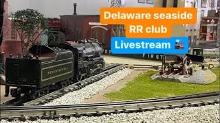 Livestream at the Delaware seaside model railroad club🚂 Part 2 [upl. by Kelsi]