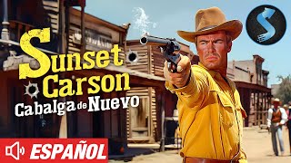 Sunset Carson Cabalga De Nuevo  Pelicula Completa en ESPAÑOL  Vaqueros  Lejano Oeste [upl. by Ydnih]