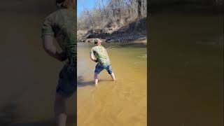 snagging spoonbill in the shallows oklahoma spoonbill fishing [upl. by Asiar161]