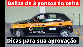 Baliza de 3 pontos do celta 4 portas Aprenda de forma simples e prática 🛻🛻🛻 [upl. by Valdas998]