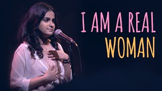 quotI Am A Real Womanquot  Vanika Sangtani ft Samuel  UnErase Poetry [upl. by Navek]