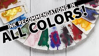 Ink Recommendations in All Colors  QampA Slices [upl. by Erreit]